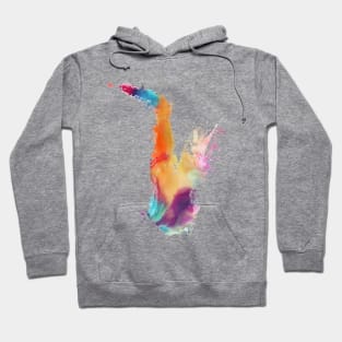 saxophone music art #saxophone Hoodie